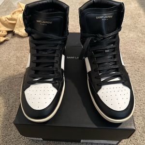 Mens Saint Laurent high top sneakers size 44EU